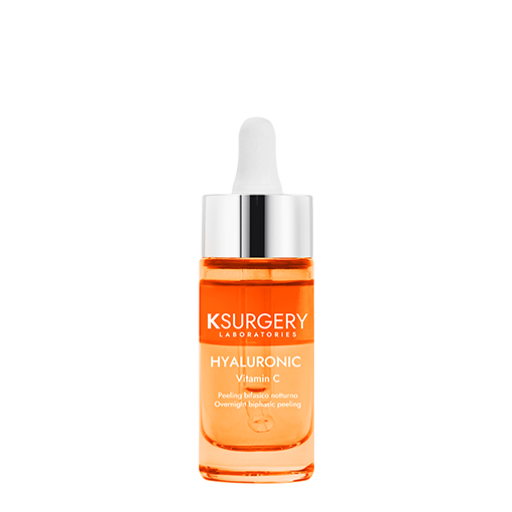 Пилинг двухфазный ночной с витамином С для лица HYALURONIC
